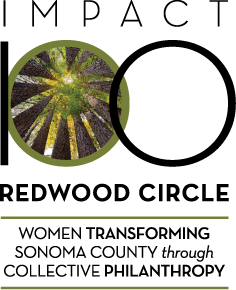 Impact 100 Redwood Circle Logo Stacked Impact 100 Redwood Circle Logo Stacked